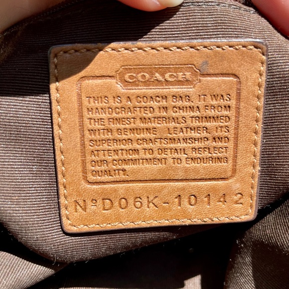 COACH Chelsea Optic Signature bag AUTHENTIC D06K - 10142 - Picture 6 of 15